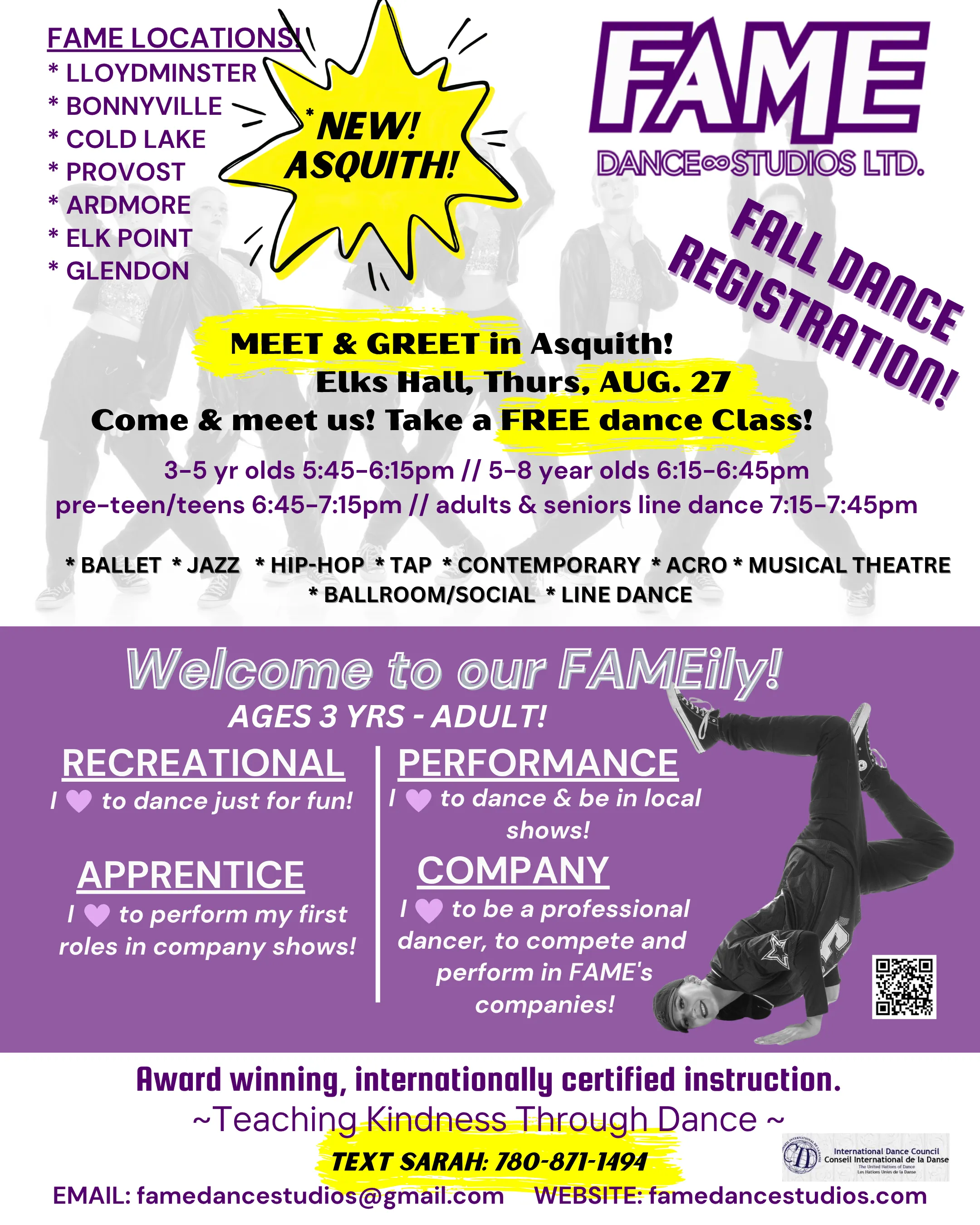 Asquith Meet-and-Greet Poster