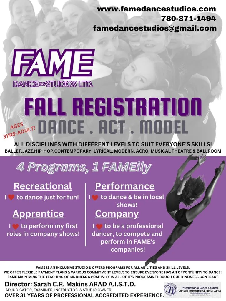 fall registration poster